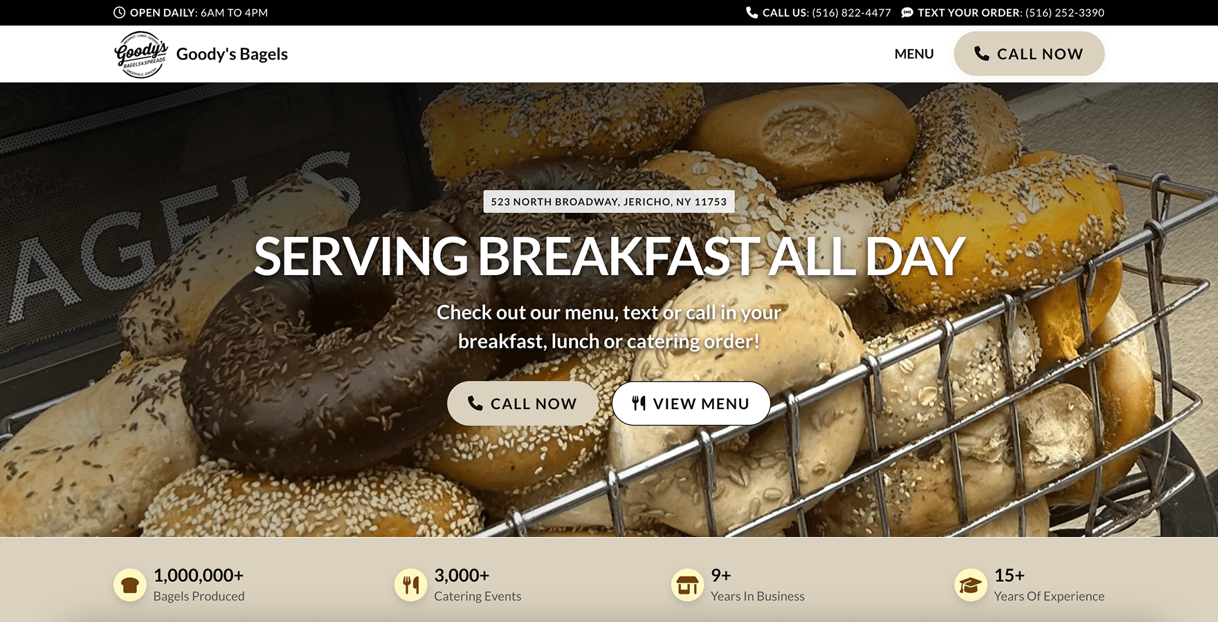 Goodys Bagels — screen 1