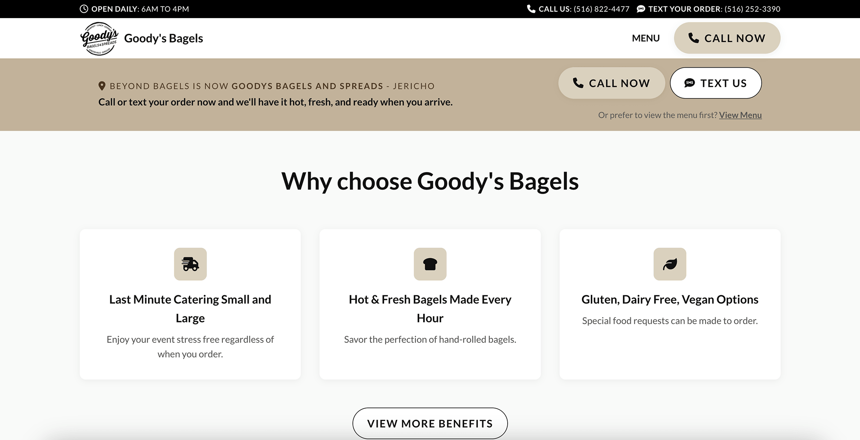 Goodys Bagels — screen 3